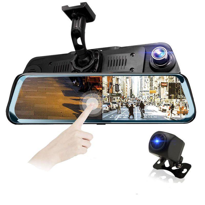 Podwójna kamera samochodowa 1080P w lusterku 360 Streaming